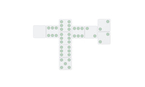 Ledge Lounger Dominoes — second view of the oversized resin tiles