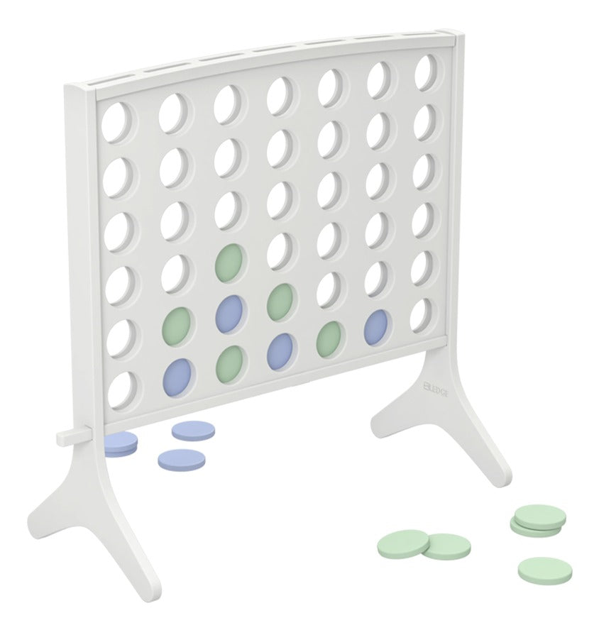 Ledge Lounger Four In A Row outdoor four in a row game — resin frame with discs