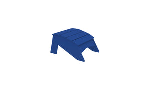 Ledge Lounger Legacy Adirondack Ottoman — navy resin
