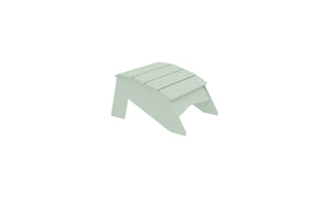 Ledge Lounger Legacy Adirondack Ottoman — sage green resin