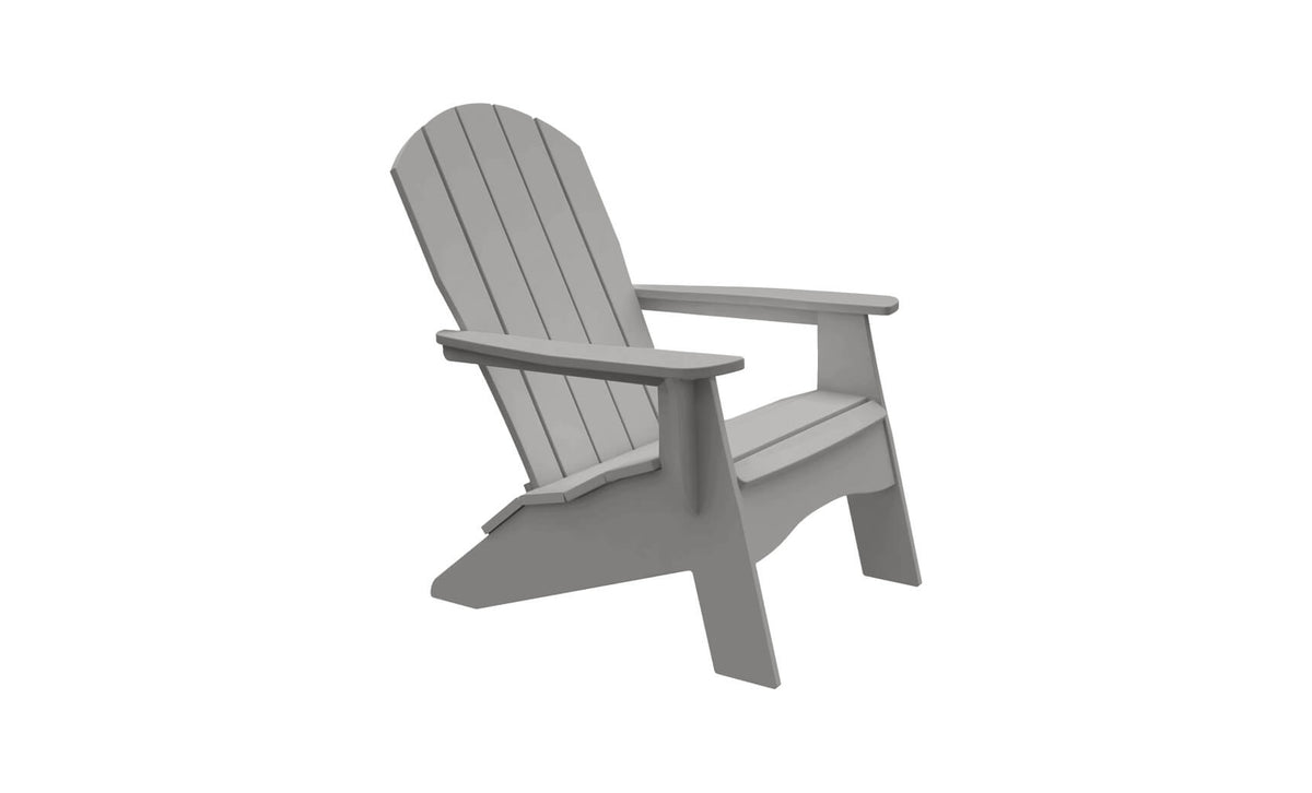 Ledge Lounger Legacy Adirondack — gray resin