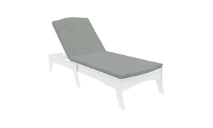 Ledge Lounger Legacy Chaise Cushion — cadet gray fabric