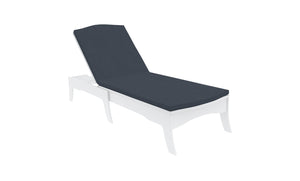 Ledge Lounger Legacy Chaise Cushion — navy fabric