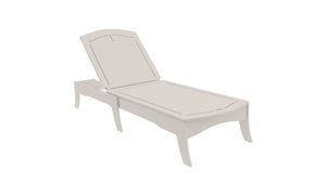 Ledge Lounger Legacy Chaise — cloud resin