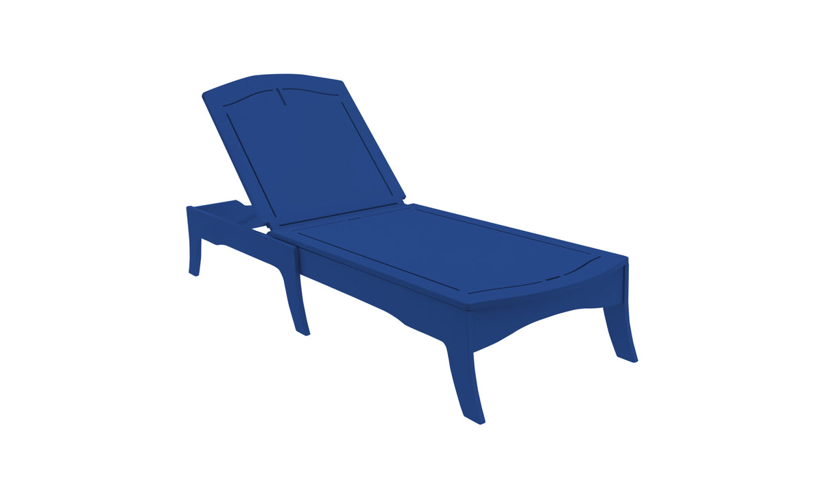 Ledge Lounger Legacy Chaise — navy resin