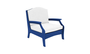 Ledge Lounger Legacy Club Chair — navy resin frame