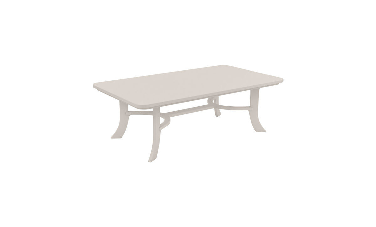 Ledge Lounger Legacy Coffee Table — rectangular top in cloud