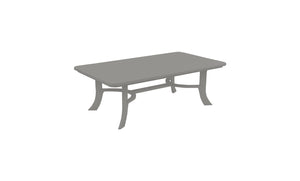 Ledge Lounger Legacy Coffee Table — rectangular top in gray