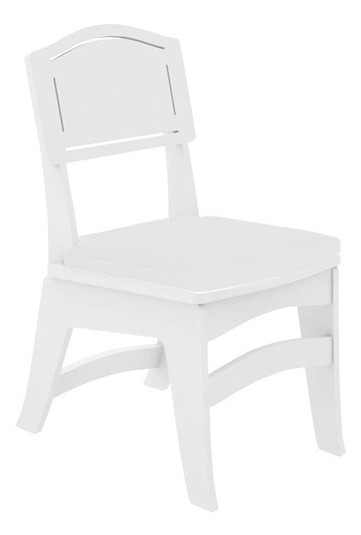 Ledge Lounger Legacy Dining Side Chair Seat Cushion — dining chair seat cushion, white fabric on a Legacy dining side chair