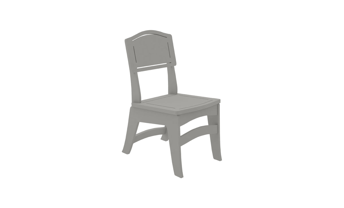 Ledge Lounger Legacy Dining Side Chair — gray resin