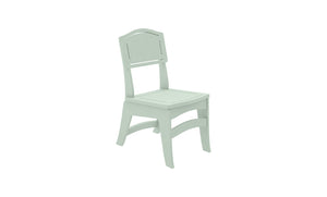 Ledge Lounger Legacy Dining Side Chair — sage green resin