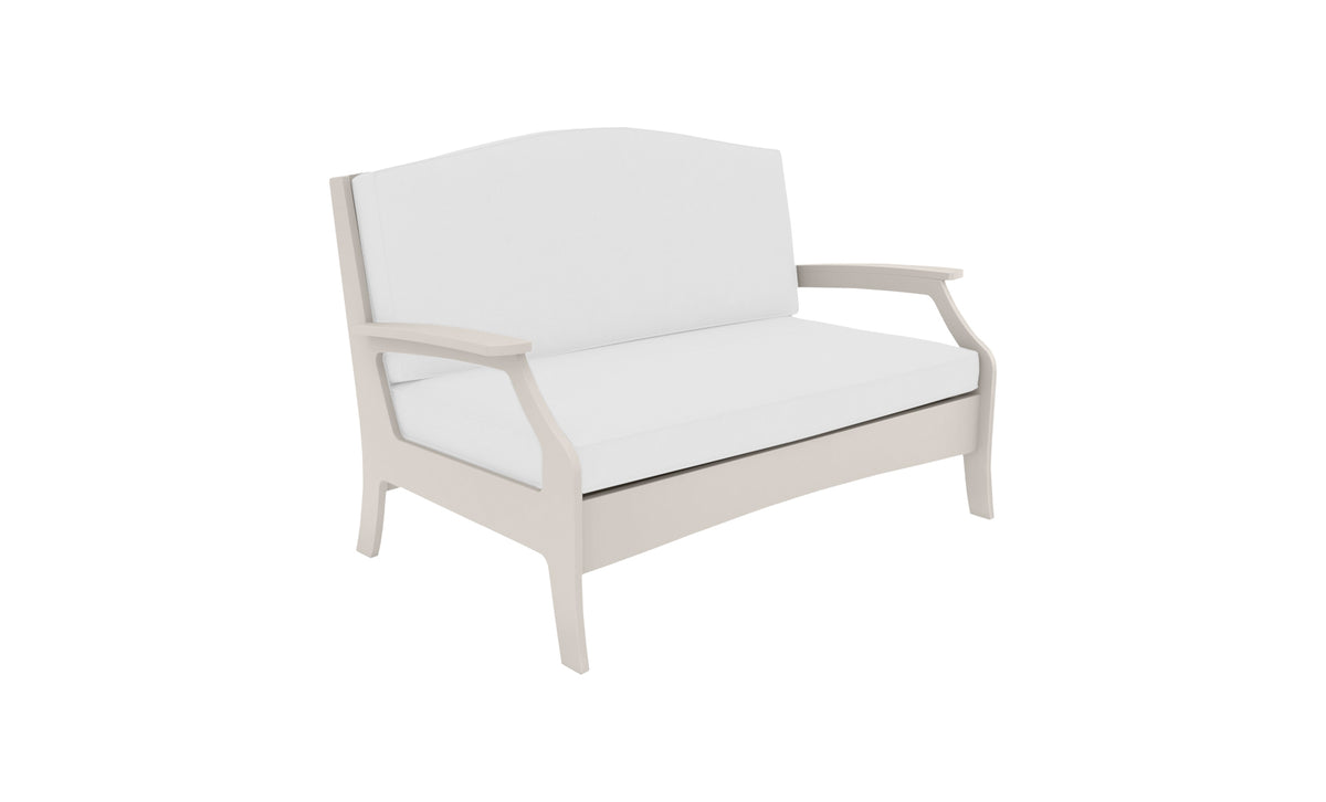 Ledge Lounger Legacy Loveseat — cloud resin frame
