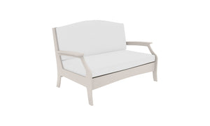 Ledge Lounger Legacy Loveseat — cloud resin frame