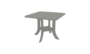 Ledge Lounger Legacy Side Table — square top in gray