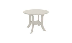 Ledge Lounger Legacy Side Table — round top in cloud
