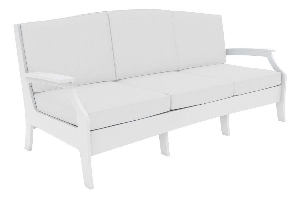 Ledge Lounger Legacy Sofa — poolside sofa, white, front three-quarter view