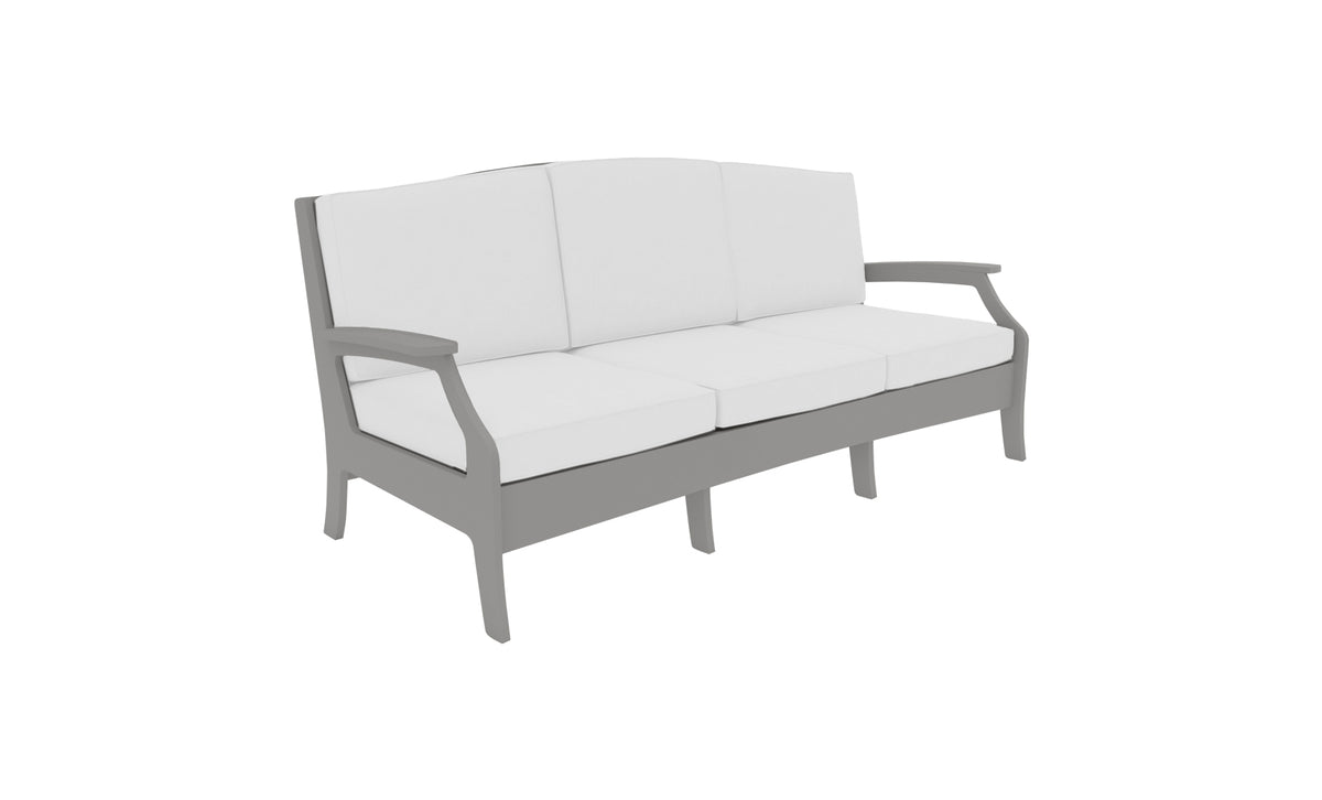 Ledge Lounger Legacy Sofa — gray resin frame