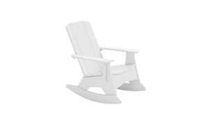 Ledge Lounger Mainstay Adirondack chair — rocker frame, side view