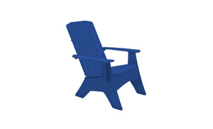 Ledge Lounger Mainstay Adirondack chair — navy colourway, front view