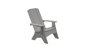 Ledge Lounger Mainstay Adirondack Fit chair — gray colourway, front view