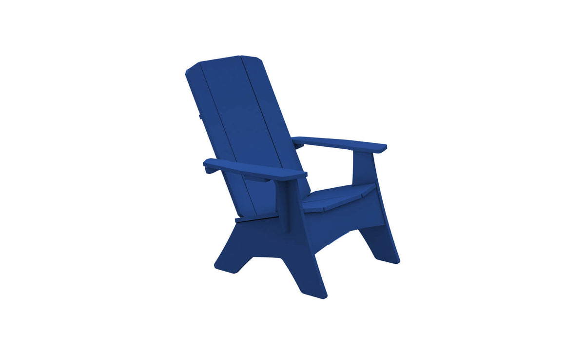 Ledge Lounger Mainstay Adirondack Fit chair — navy colourway, front view