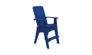 Ledge Lounger Mainstay Adirondack Tall chair — navy colourway, front view