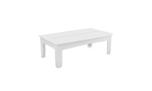 Ledge Lounger Mainstay coffee table — rectangular shape, angled view