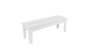 Ledge Lounger Mainstay dining bench — white 25 in bench, catalogue view