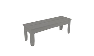 Ledge Lounger Mainstay dining bench — gray colourway, catalogue view