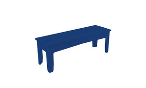 Ledge Lounger Mainstay dining bench — navy colourway, catalogue view