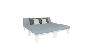 Ledge Lounger Mainstay Sectional sectional ottoman — four-piece sunchair layout