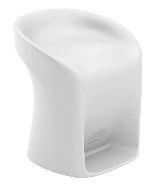 Ledge Lounger Signature Barstool Counter Height counter height in-pool stool — white, main product view