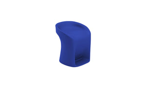 Ledge Lounger Signature Barstool Counter Height counter height in-pool stool — dark blue resin colour