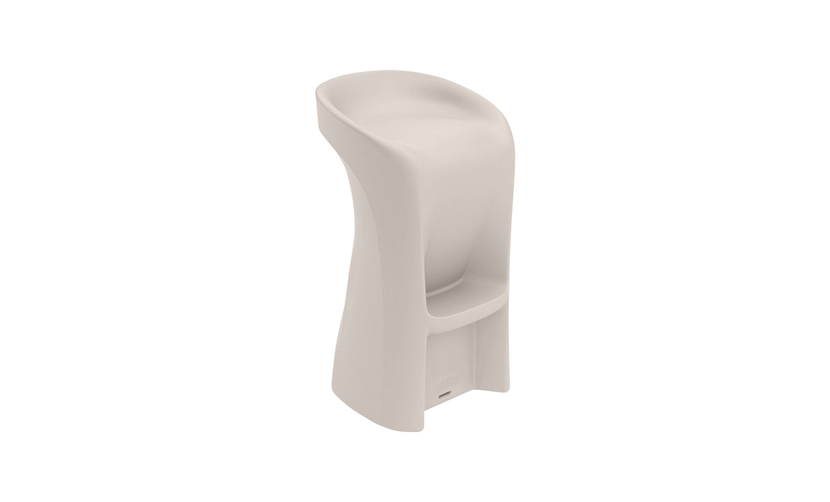 Ledge Lounger Signature Barstool in-pool barstool — cloud resin colour