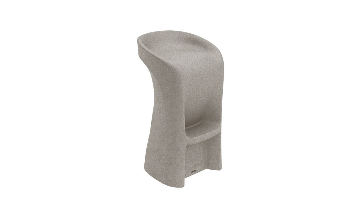 Ledge Lounger Signature Barstool in-pool barstool — sandstone resin colour
