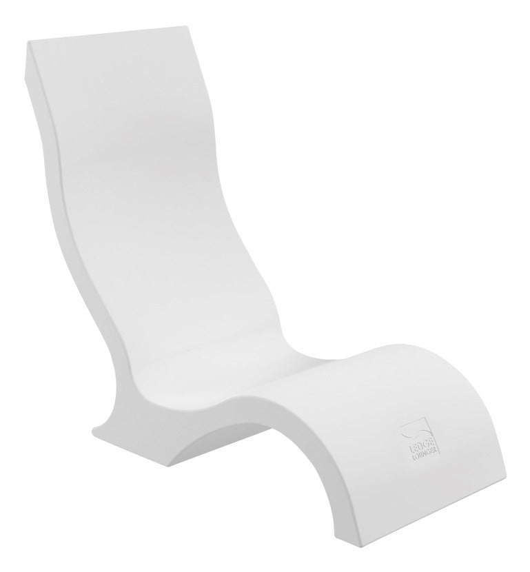 Ledge Lounger Signature Chair in-pool chair — white, main product view