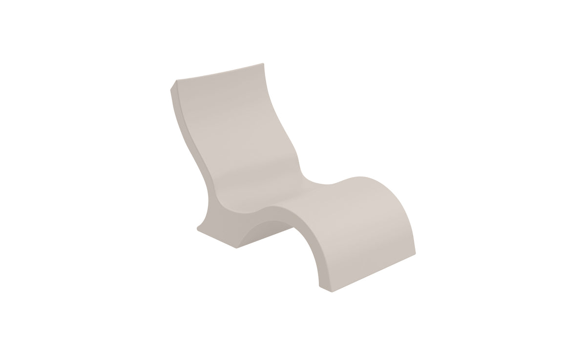 Ledge Lounger Signature Chair Lowback low back in-pool chair — cloud resin colour