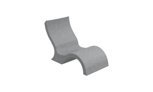 Ledge Lounger Signature Chair Lowback low back in-pool chair — granite gray resin colour