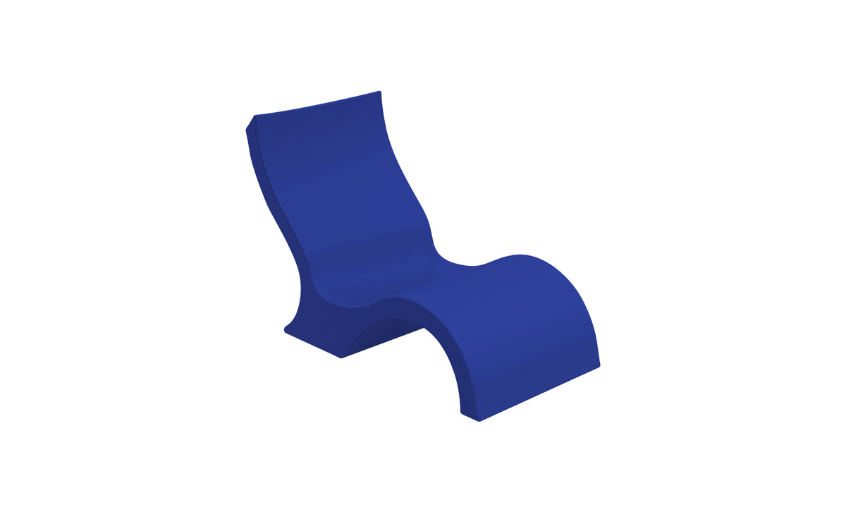Ledge Lounger Signature Chair Lowback low back in-pool chair — dark blue resin colour