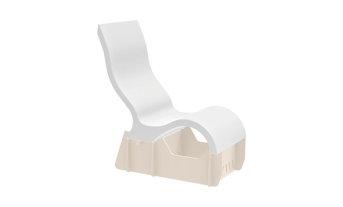 Ledge Lounger Signature Chair Riser in-pool chair riser — cloud frame