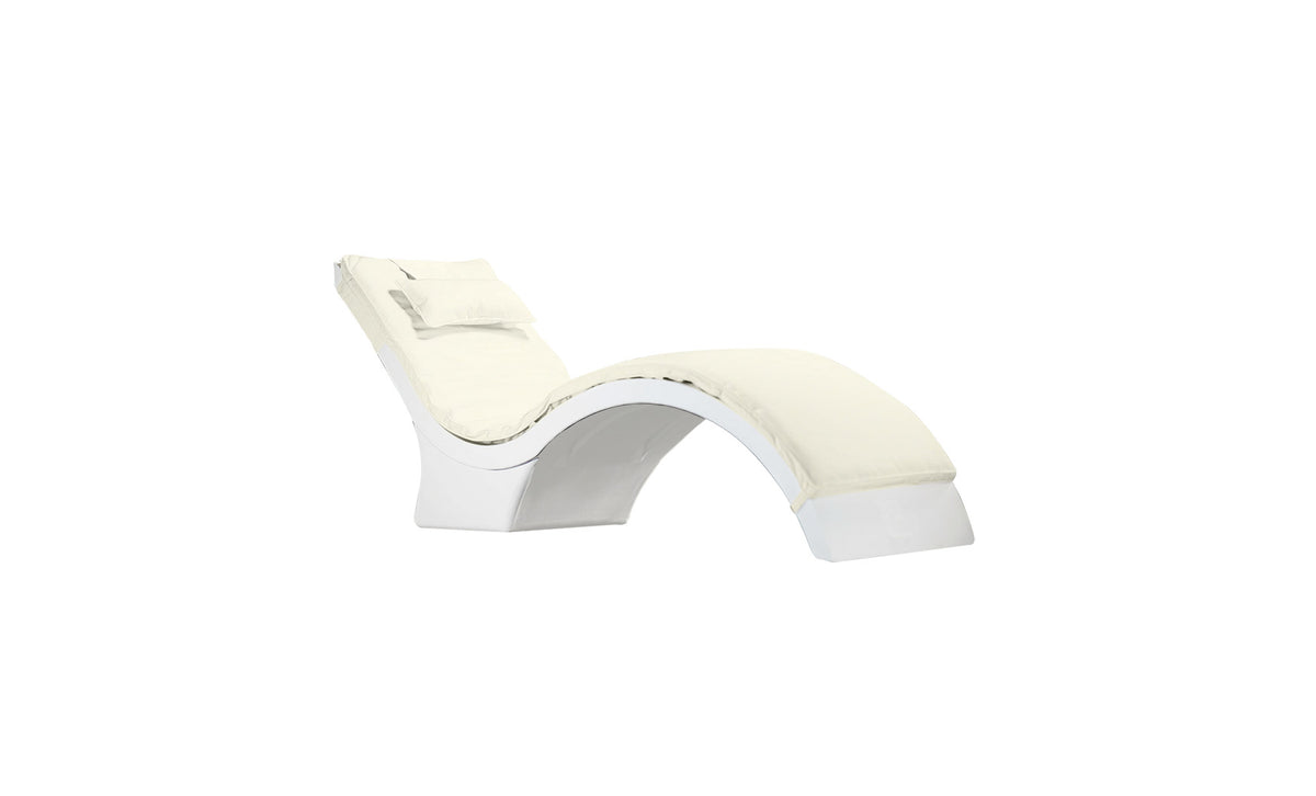 Ledge Lounger Signature Chaise Deep Cushion chaise deep cushion — oyster fabric