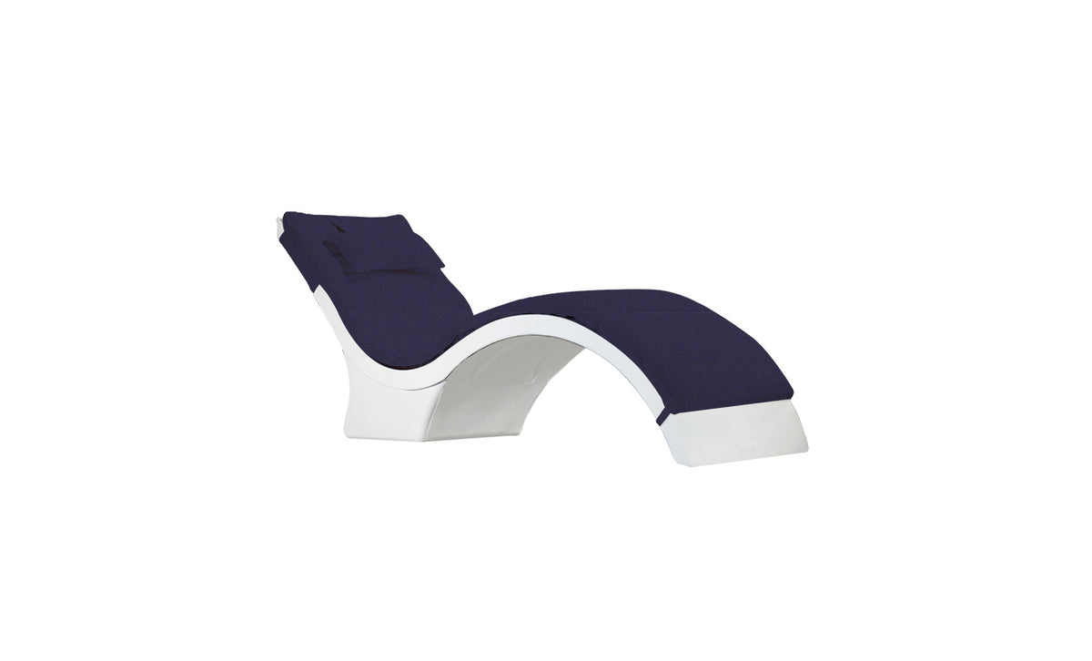 Ledge Lounger Signature Chaise Deep Cushion chaise deep cushion — captain navy fabric