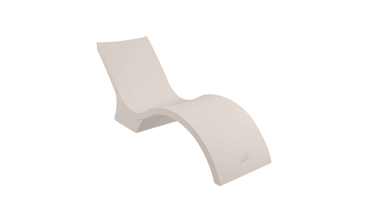 Ledge Lounger Signature Chaise Deep deep water in-pool chaise — cloud resin colour