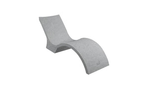 Ledge Lounger Signature Chaise Deep deep water in-pool chaise — granite gray resin colour