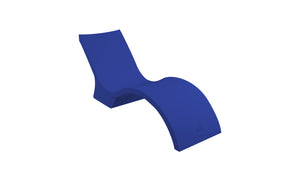 Ledge Lounger Signature Chaise Deep deep water in-pool chaise — dark blue resin colour
