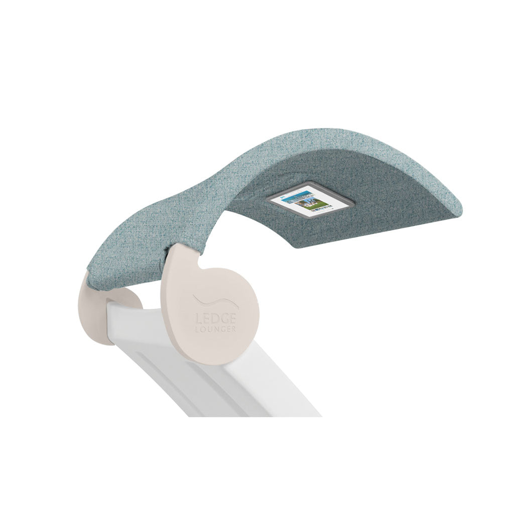 Ledge Lounger Signature Chaise Shade in-pool chaise shade — jetty canopy on a cloud frame