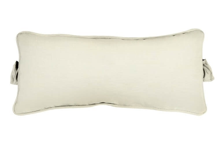 Ledge Lounger Signature Headrest Pillow pool chaise headrest pillow — oyster fabric, main product view