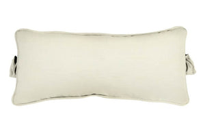 Ledge Lounger Signature Headrest Pillow pool chaise headrest pillow — oyster fabric, main product view