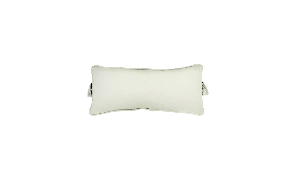 Ledge Lounger Signature Headrest Pillow pool chaise headrest pillow — silver fabric