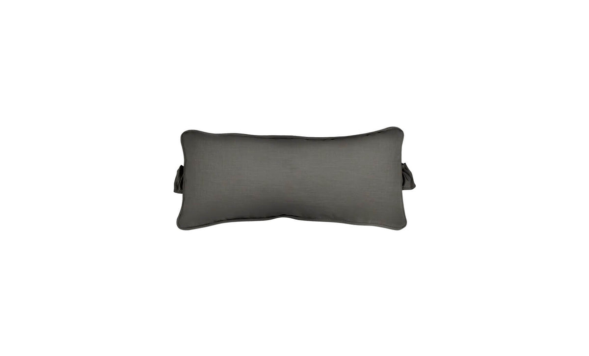 Ledge Lounger Signature Headrest Pillow pool chaise headrest pillow — charcoal fabric